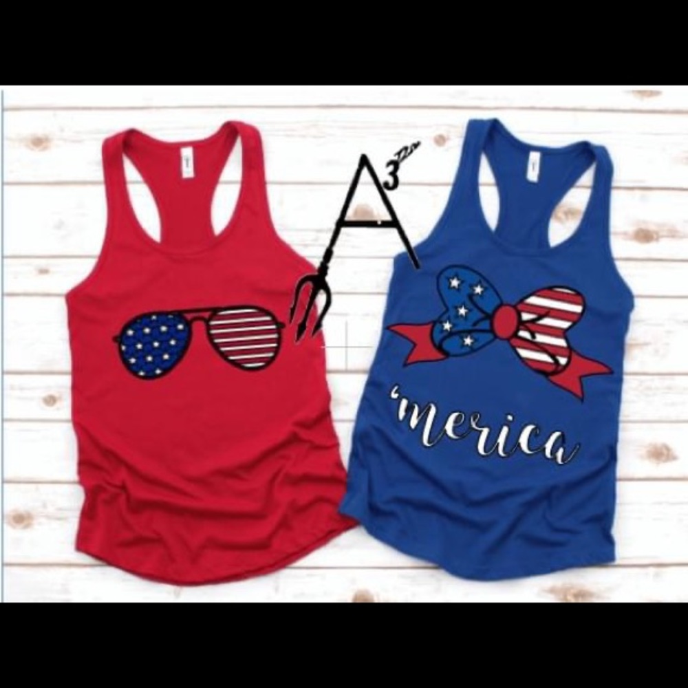 4th of July shirts and tanks